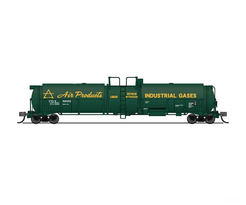 Broadway Limited Imports N 3830 High-Capacity Cryogenic Tank Car - Ready To Run -- Air Products
