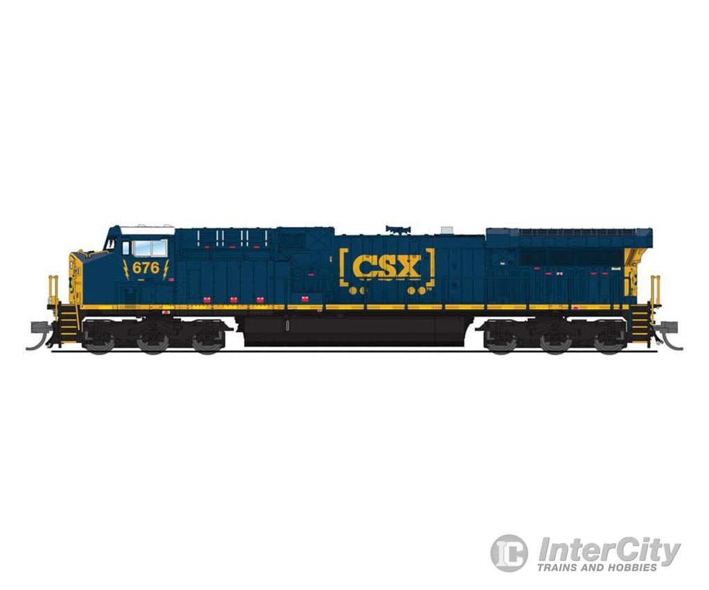 Broadway Limited Imports N 6275 Ge Ac6000Cw - Sound & Dcc Paragon3 -- Csx Transportation #676 (Blue