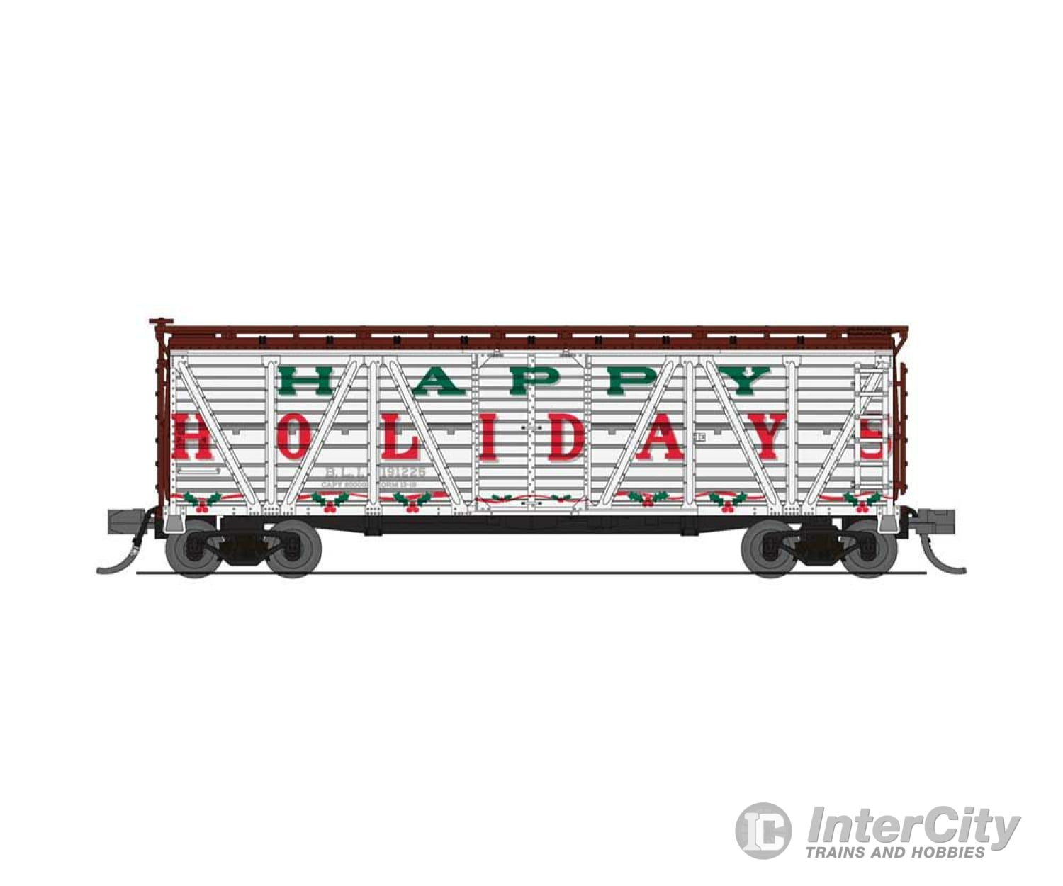 Broadway Limited Imports N 6587 Prr K7 Stock Car With Holiday Sounds - Ready To Run -- Happy