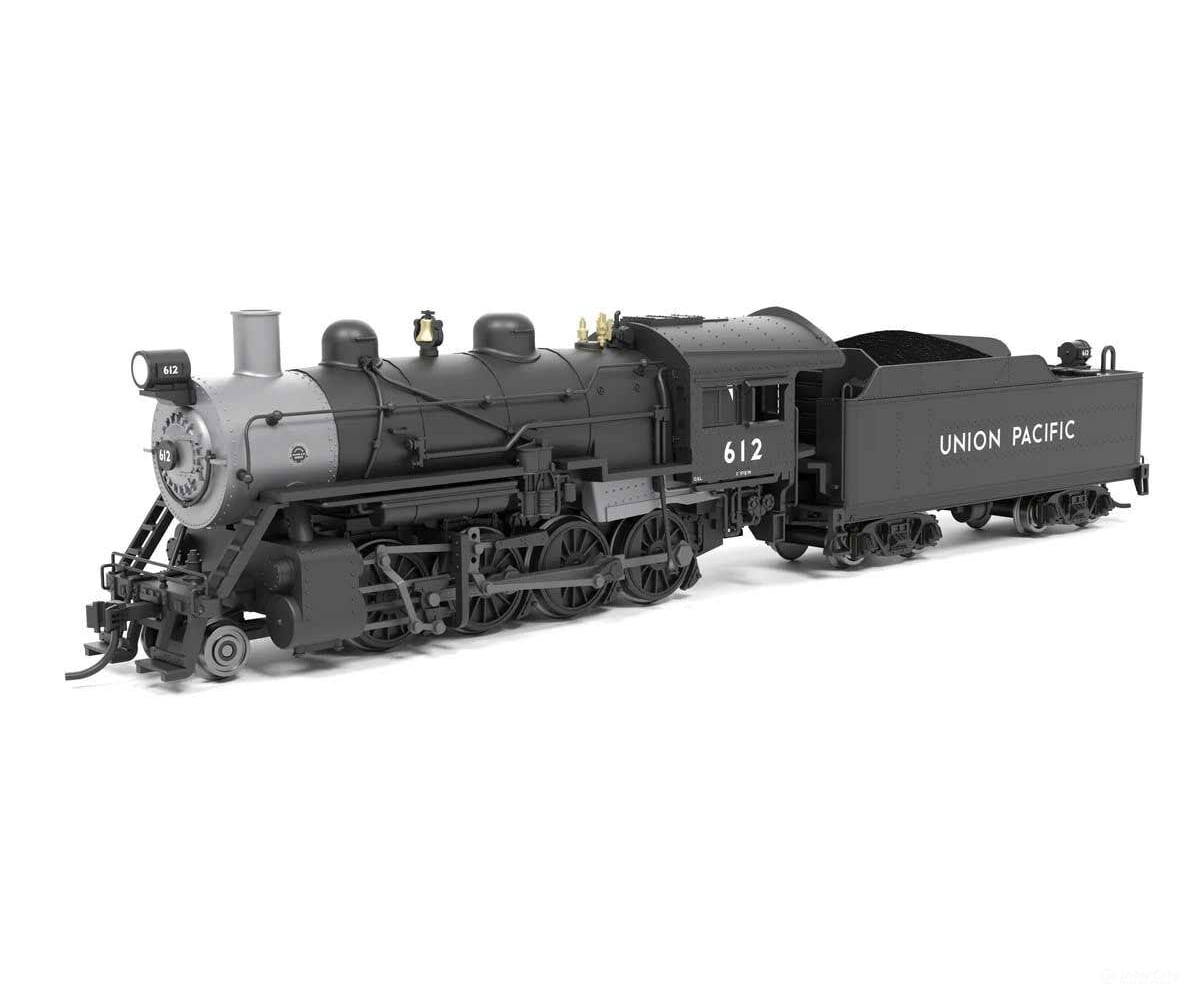 Broadway Limited Imports N 8389 2-8-0 Consolidation - Sound Smoke and DCC Paragon4(TM) - Union Pacific #612 (black