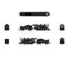 Broadway Limited Imports N 8389 2-8-0 Consolidation - Sound Smoke and DCC Paragon4(TM) - Union Pacific #612 (black