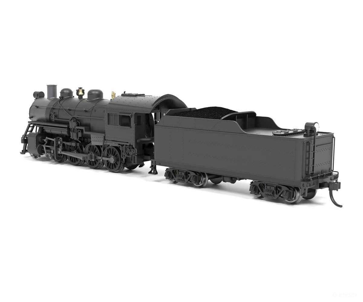 Broadway Limited Imports N 8391 2-8-0 Consolidation - Sound Smoke and DCC Paragon4(TM) - Painted Unlettered (black
