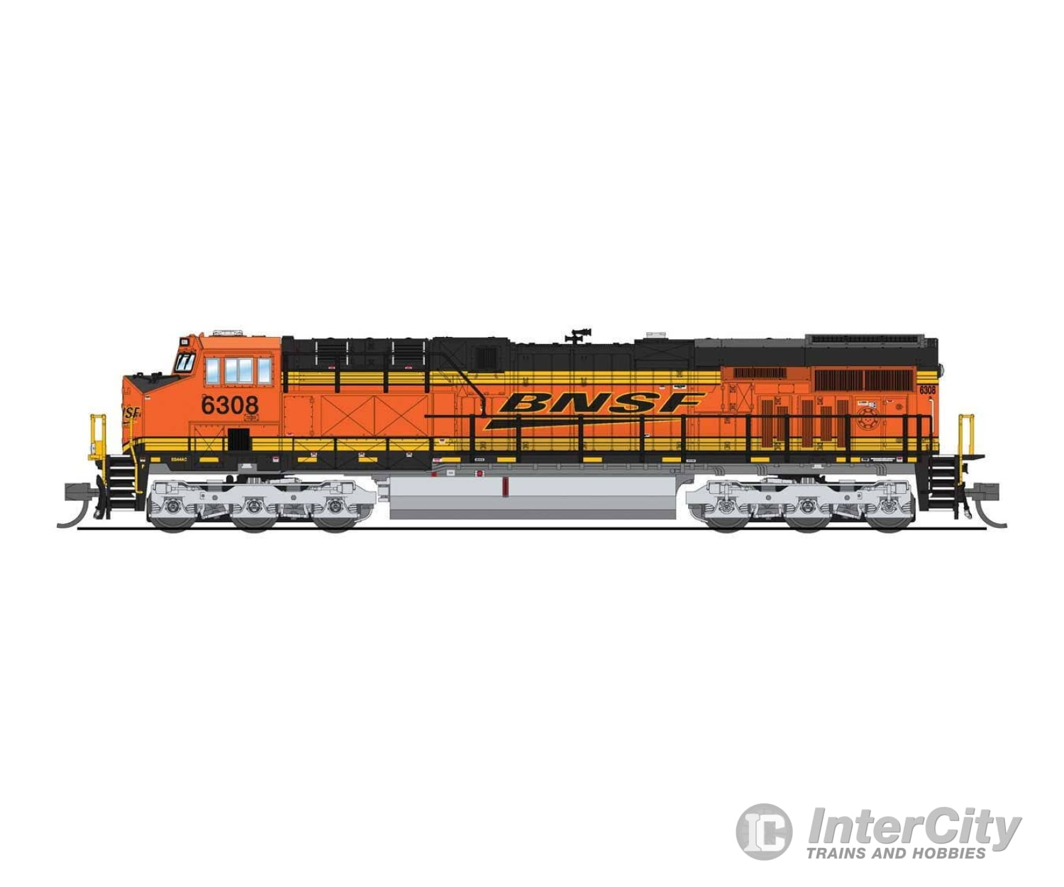 Broadway Limited Imports N 8610 Ge Es44Ac - Sound & Dcc Paragon4(Tm) Bnsf Railway #6308 (H3 Orange