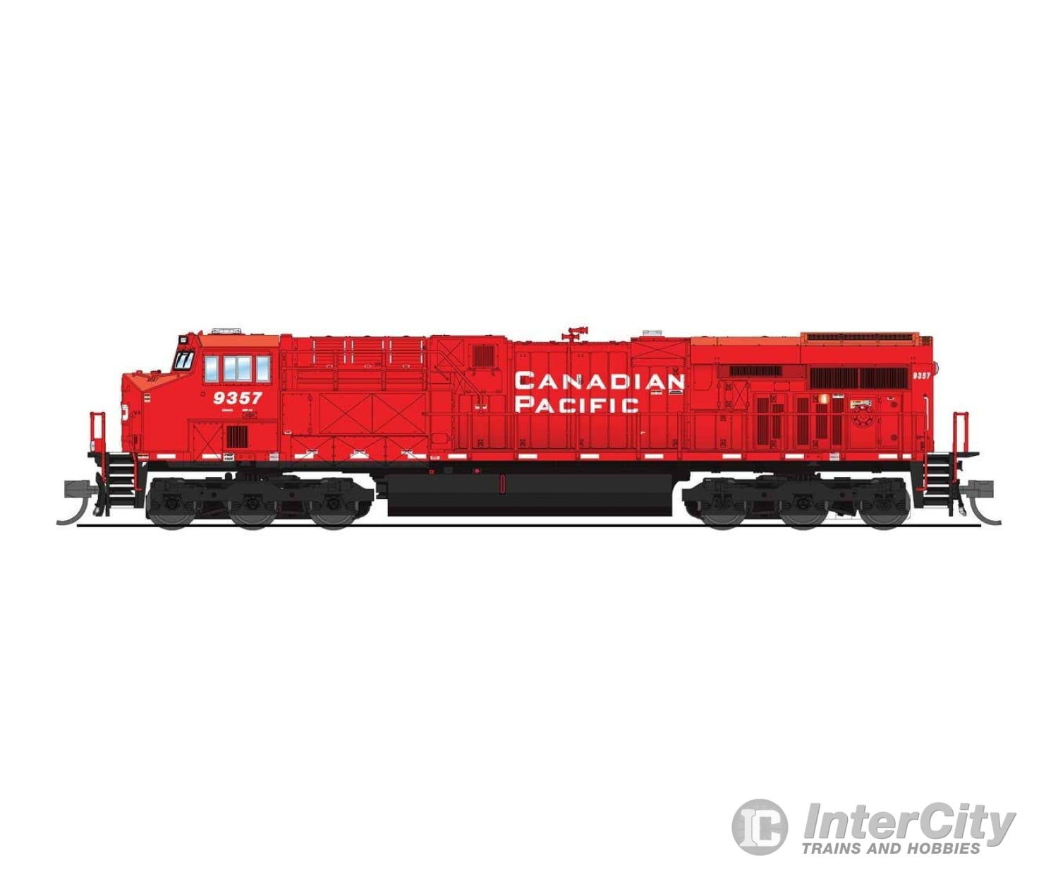 Broadway Limited Imports N 8614 Ge Es44Ac - Sound & Dcc Paragon4(Tm) Canadian Pacific #9357 (Red