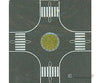 Busch 1102 N Streets/Roadway 4-Way Roundabout -- 6-3/8 X 6-3/8’ 16 16Cm Roads & Streets