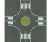 Busch 1102 N Streets/Roadway 4-Way Roundabout -- 6-3/8 X 6-3/8’ 16 16Cm Roads & Streets