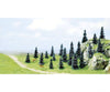 Busch 6598 Pine Trees - 1-3/16 to 2’’ 3 to 5cm Tall pkg(20) - Other Scenery