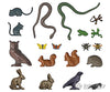 Busch Gmbh & Co Kg Ho 1153 Small Animal Set -- Various Animals Figures