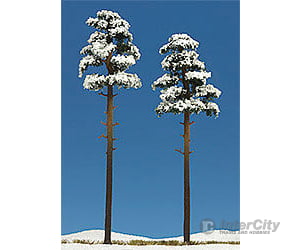 Busch Gmbh & Co Kg Ho 6156 Snow Covered Tree Pkg(2) -- 7-11/16 8-1/4 195Mm 210Mm Trees Vegetation
