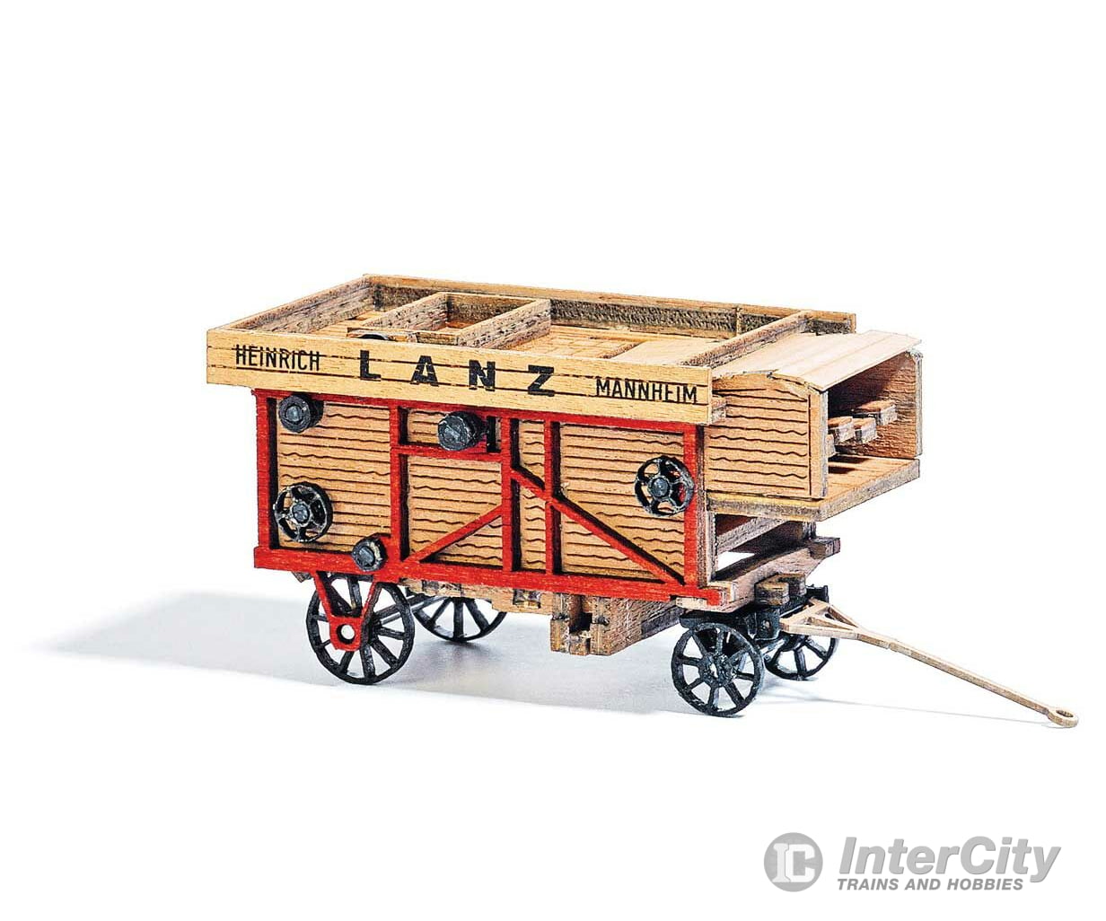 Busch Gmbh & Co Kg N 8368 Threshing Machine - Assembled -- Wood Cars Trucks