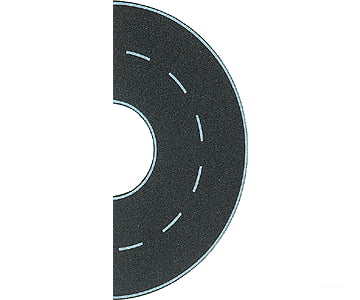 Busch Ho 1103 Streets/Roadway - Curve -- 7-5/8’ 19Cm Other Scenery