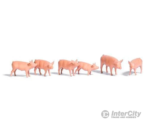 Busch HO 1172 Hogs/Pigs - pkg(6) Figures