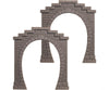 Busch Ho 7026 Scale Tunnel Portals (Pack Of 2) Tunnels & Bridges