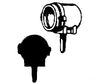 Cal Scale HO 207 Steam Loco Headlight (Brass Castings) - Plain Detailing Parts