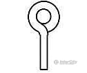 Cal Scale Ho Lift Rings - .012 Wire Pkg(20) Detailing Parts