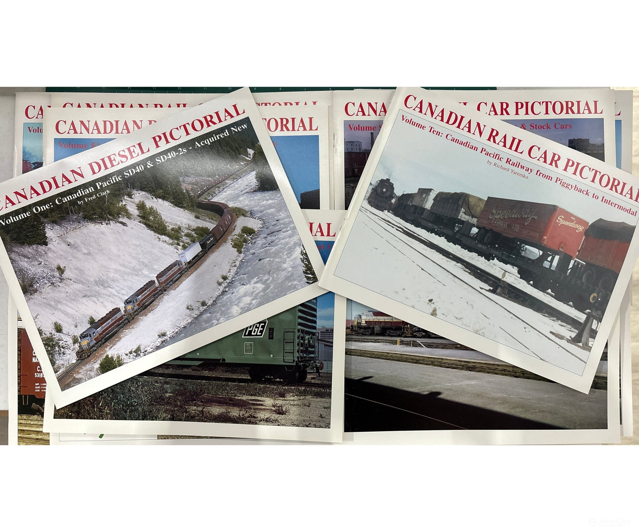 Canadian Rail Car Pictorial Set by Richard Yaremko + Prairie Rail Publications Books