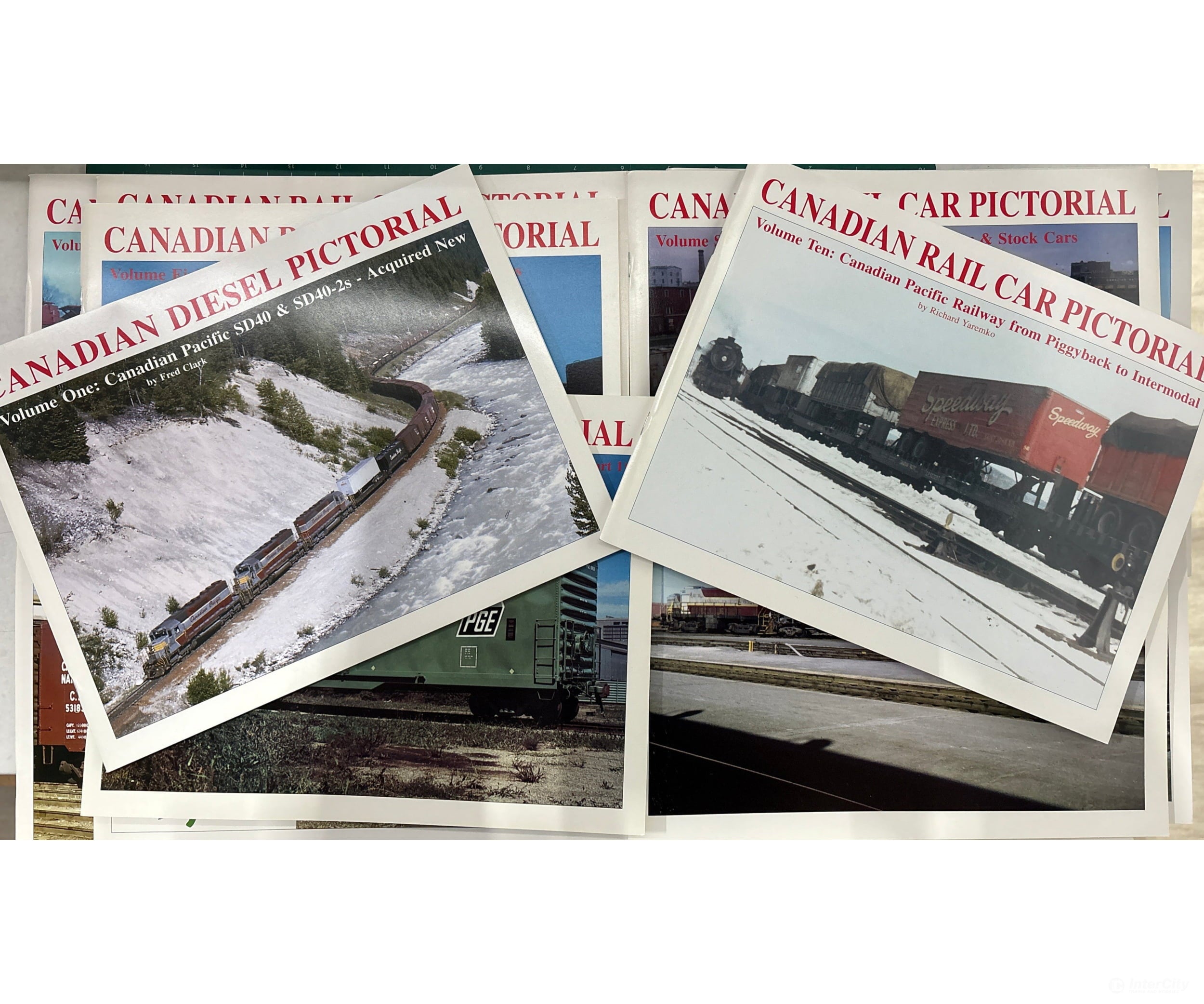 Canadian Rail Car Pictorial Set by Richard Yaremko + Prairie Rail Publications Books