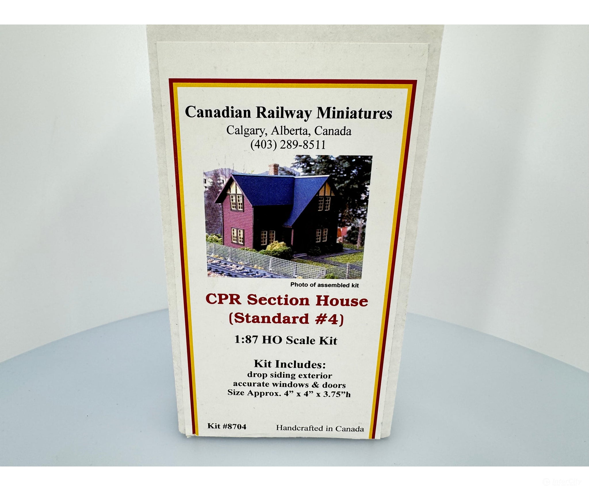 Canadian Railway Miniatures 8704 Ho Cpr Section House Standard #4 Kit Structures