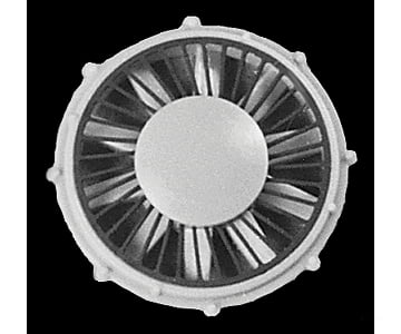Cannon & Company 1707 36 Radiator Fan -- For First Generation Emd Diesels Pkg(4) Detailing Parts