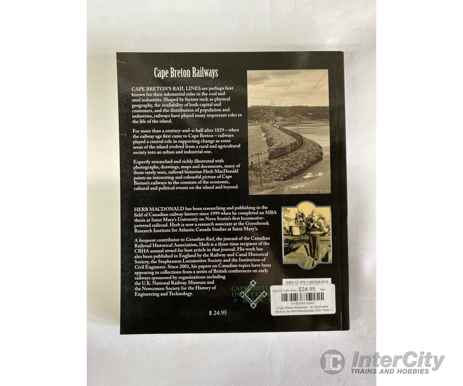 Cape Breton Railways - An Illustrated History By Herb Macdonald Cbu Press Books