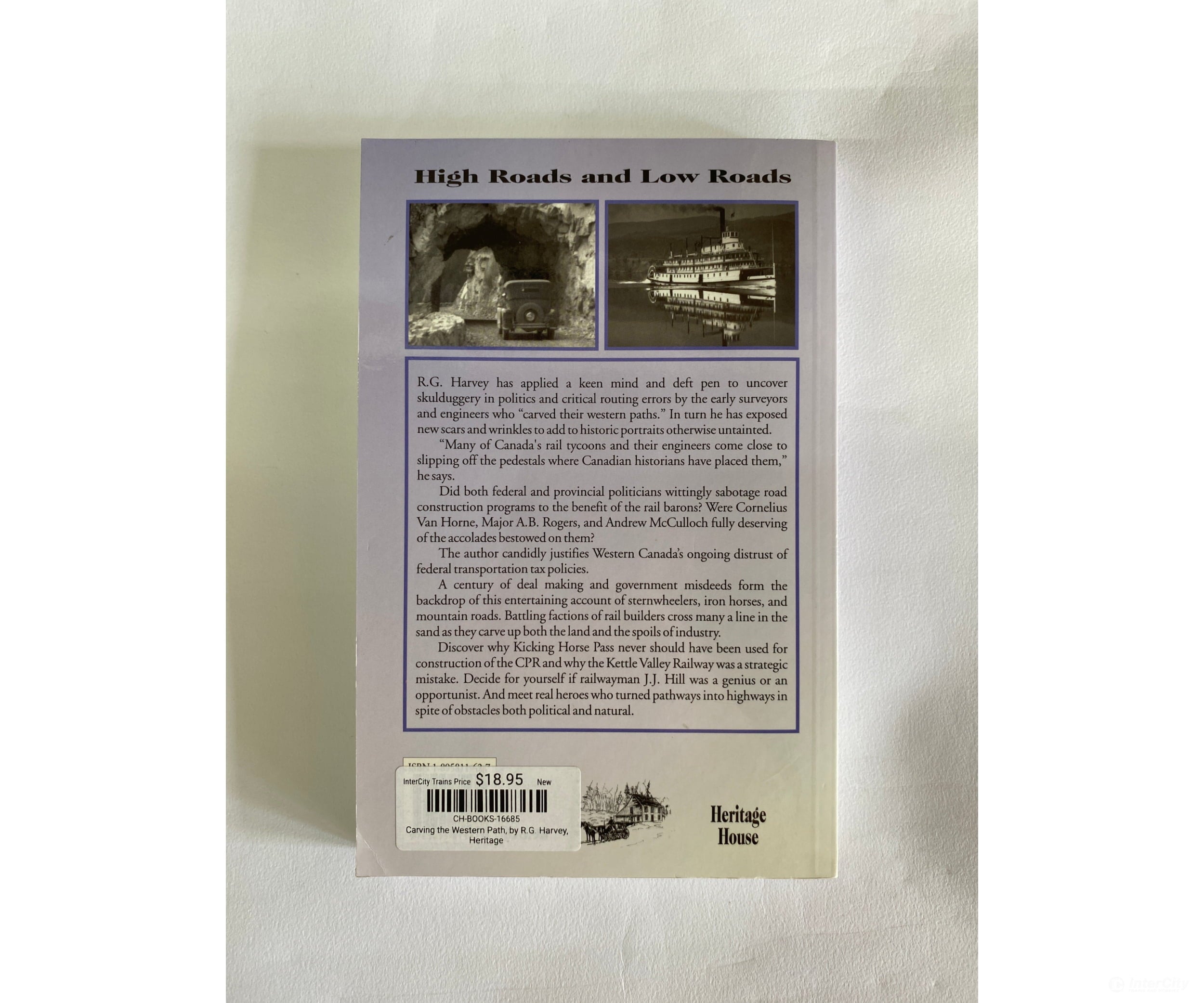 Carving The Western Path By R.g. Harvey Heritage Books