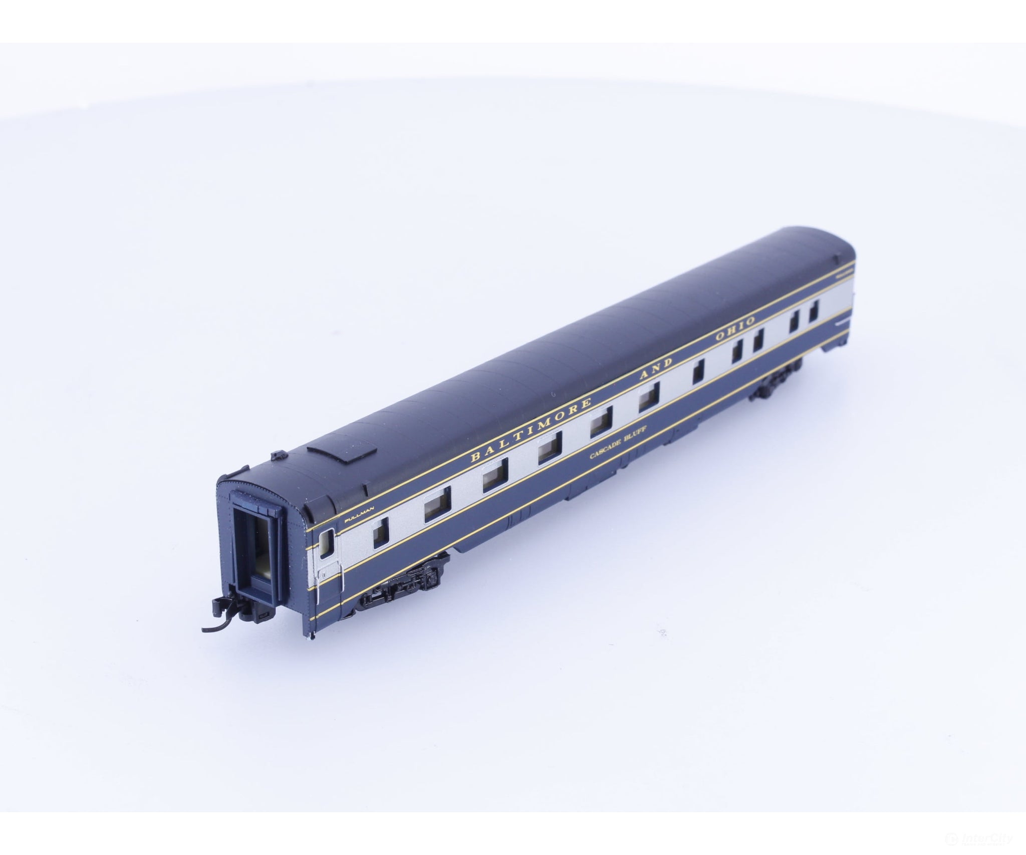 Centralia Car Shops CCS6843-01 N 10-5 Pullman Standard Sleeper Car Baltimore and Ohio (BO) Cascade Bluff - Passenger