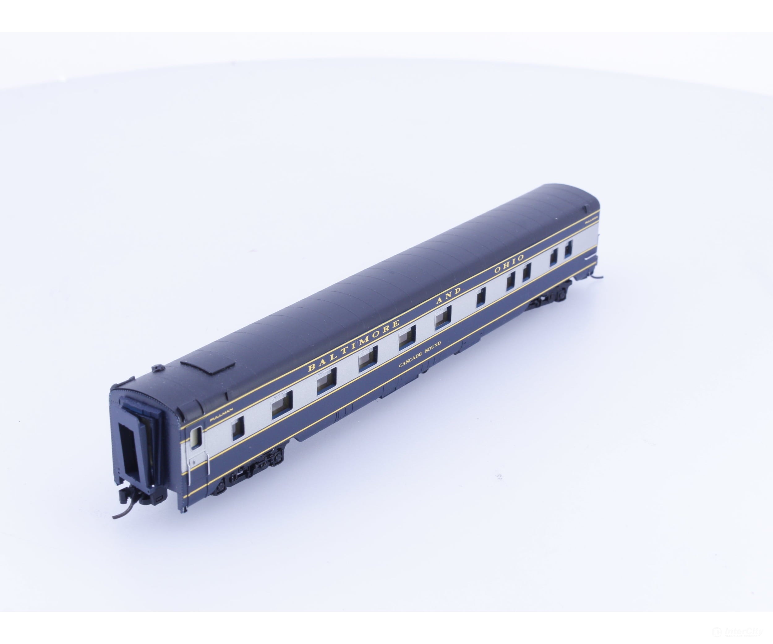 Centralia Car Shops CCS6843-04 N 10-5 Pullman Standard Sleeper Car Baltimore and Ohio (BO) Cascade Sound - Passenger