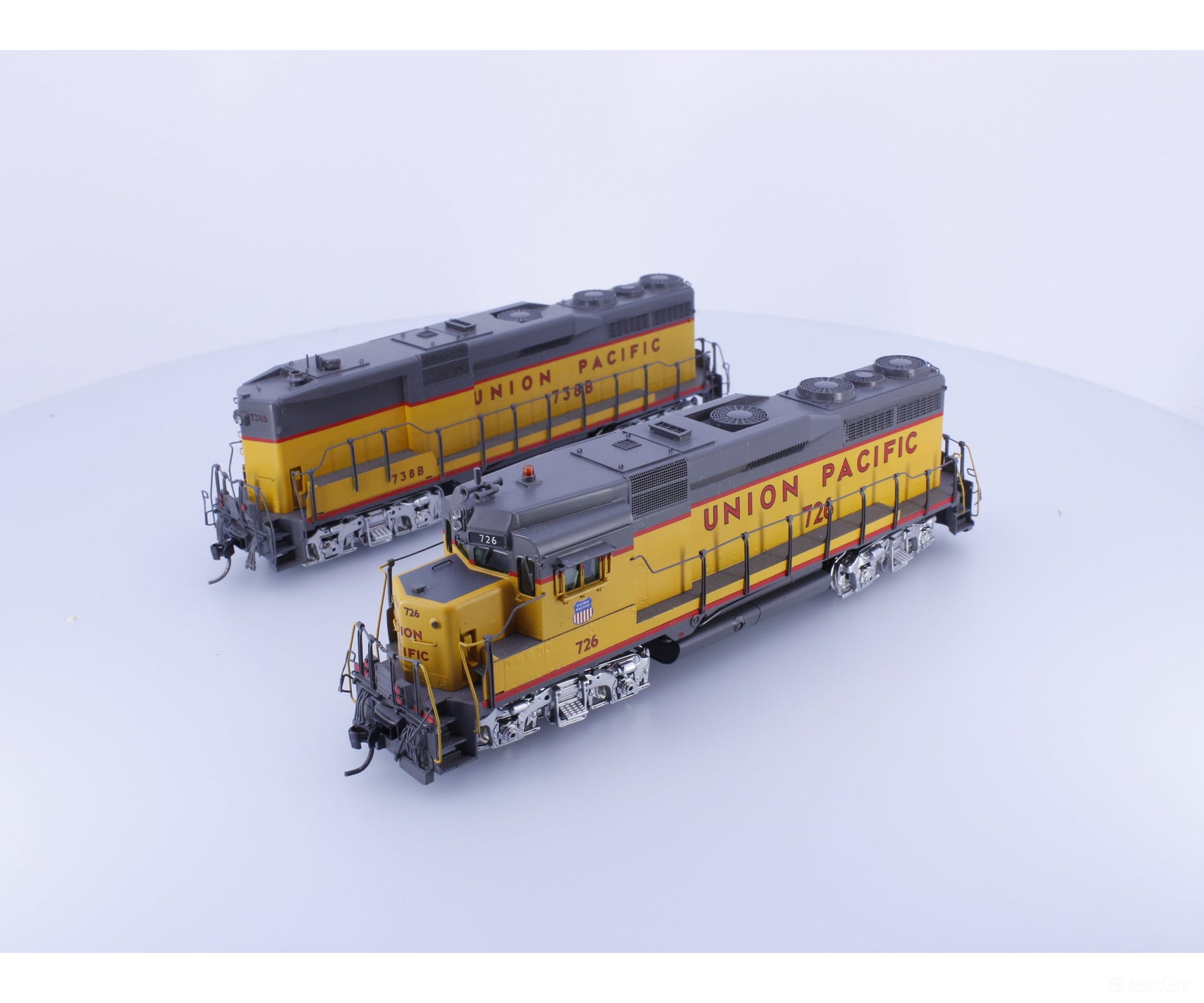 Challenger Imports Ltd. 2167.1 HO Brass Custom Painted GP-30 A & B Diesel Locomotive Set Union Pacific (UP) 726/738B