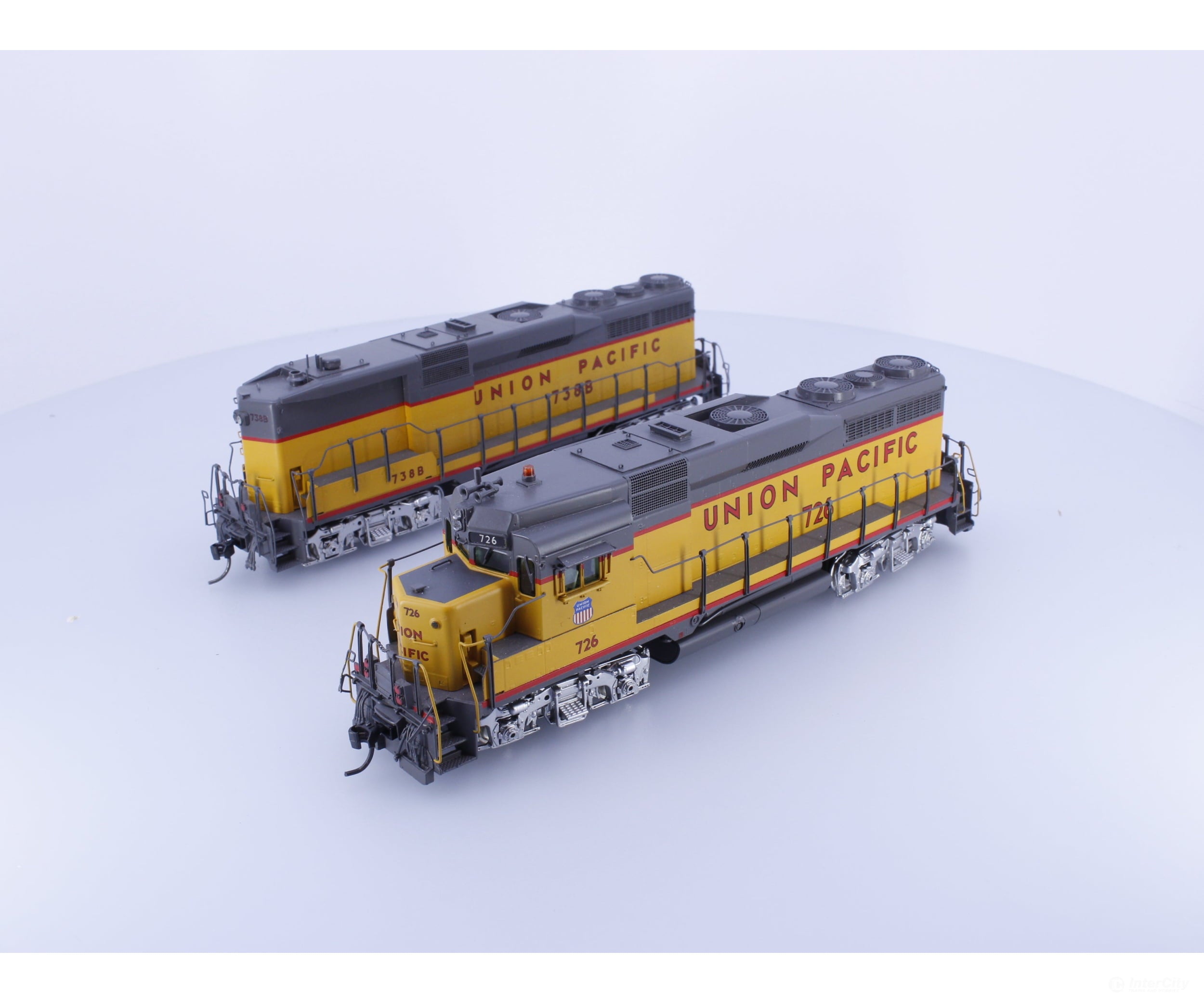 Challenger Imports Ltd. 2167.1 HO Brass Custom Painted GP-30 A & B Diesel Locomotive Set Union Pacific (UP) 726/738B