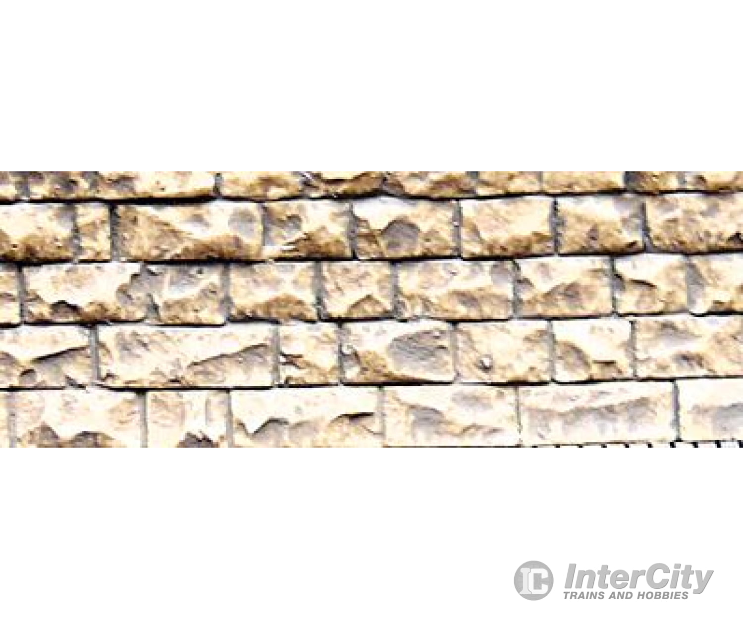 Chooch Enterprises Flexible Cut Stone Wall W/Self-Adhesive Backing - Medium Stones 13-1/4 X 3-3/8