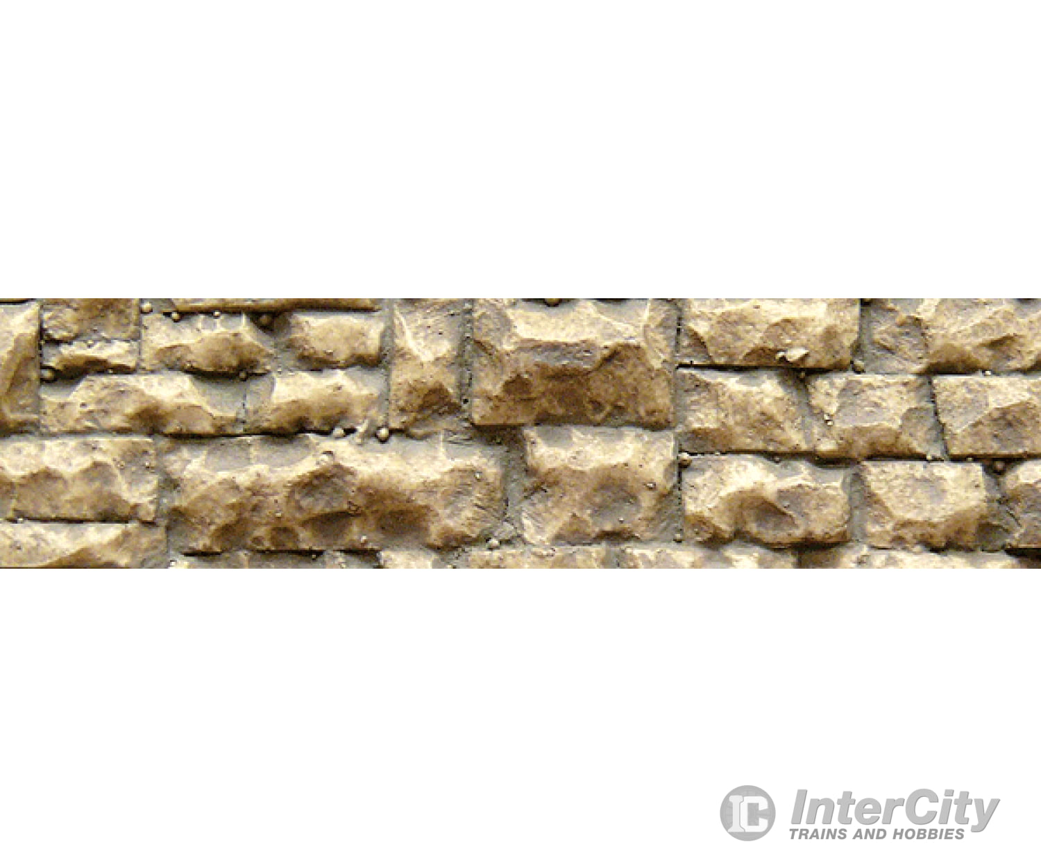 Chooch Enterprises Flexible Random Stone Wall W/Self - Adhesive Backing - Medium Stones 13 X 3 -