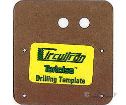 Circuitron A 6190 Tortoise Drilling Template Track & Turnouts