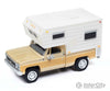 Classic Metal Works Ho 30673 1977 Chevrolet Fleetside Camper Pickup Truck - Assembled Neutral