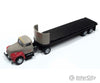 Classic Metal Works Ho 31184 International R-190 With Flatbed Trailer - Assembled Mini Metals(R) --