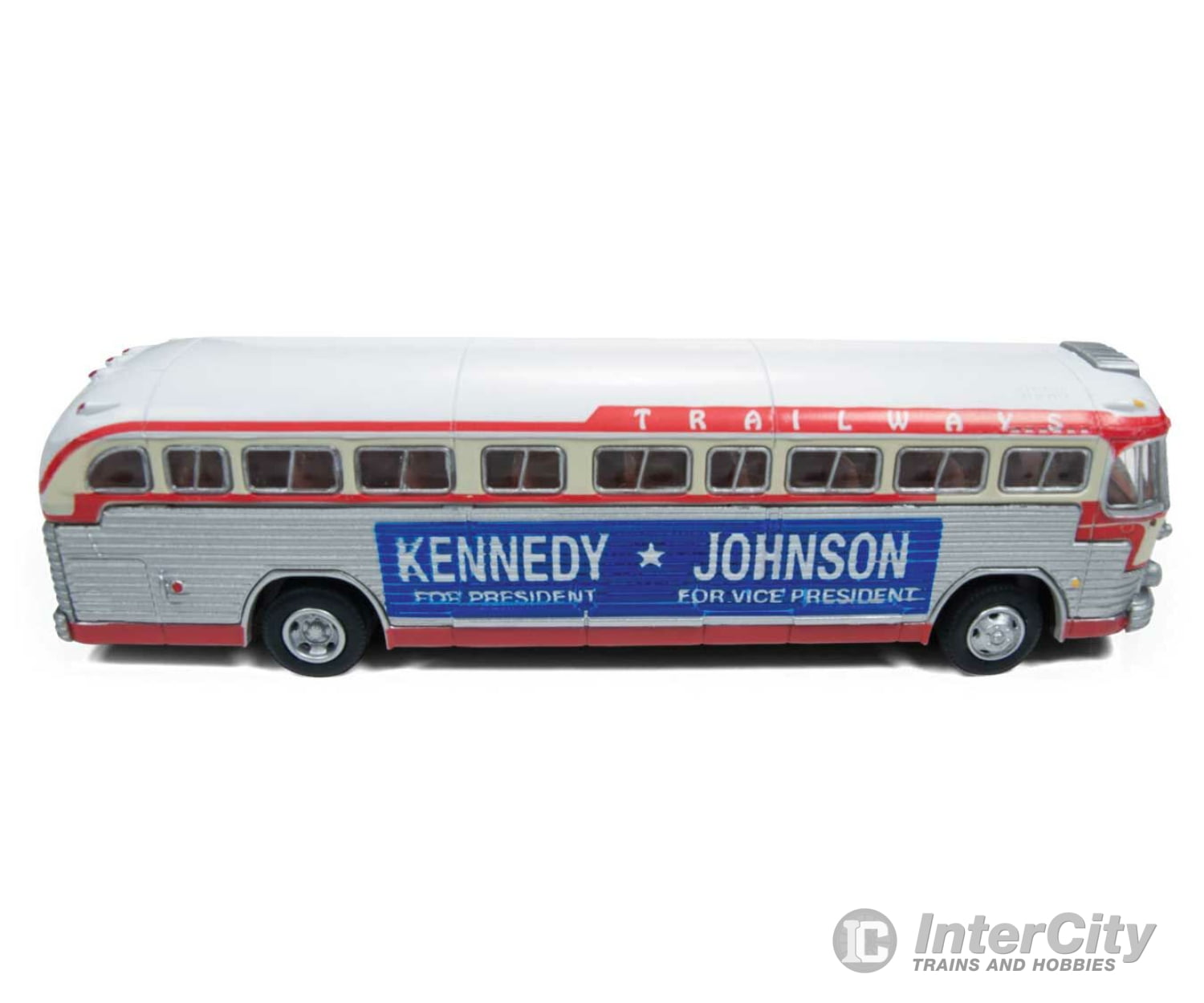 Classic Metal Works Ho 32315 Gmc Pd 4103 Intercity Bus - Assembled Mini-Metals(R) -- Trailways