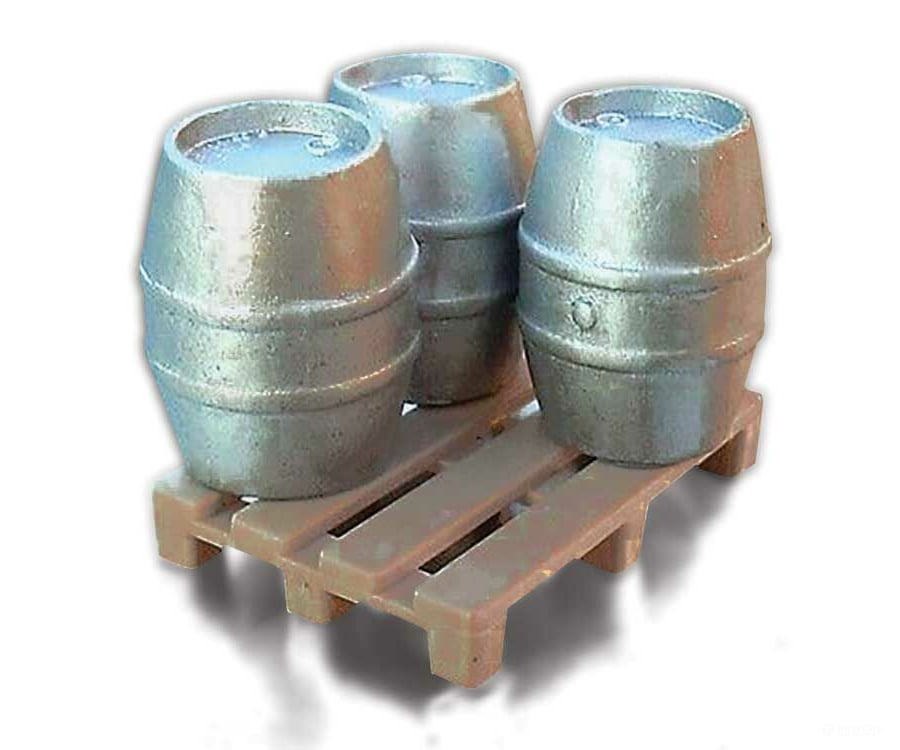 Classic Metal Works Ho 40014 1955 Chevy Beer Truck With Kegs Skid And Sign - Assembled -- Acme Cars