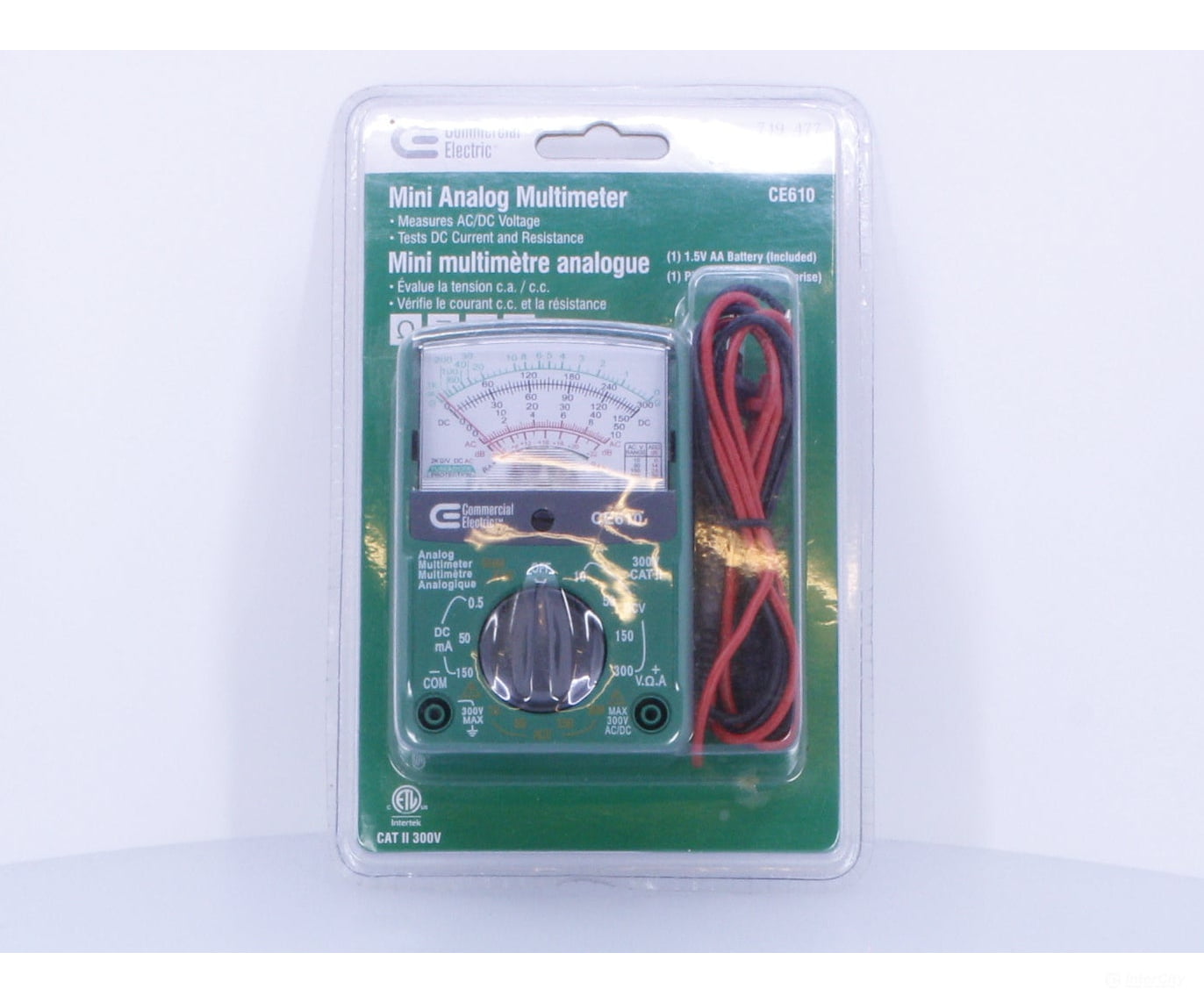 Commercial Electric 749477 HO Mini Analog Multimeter Parts