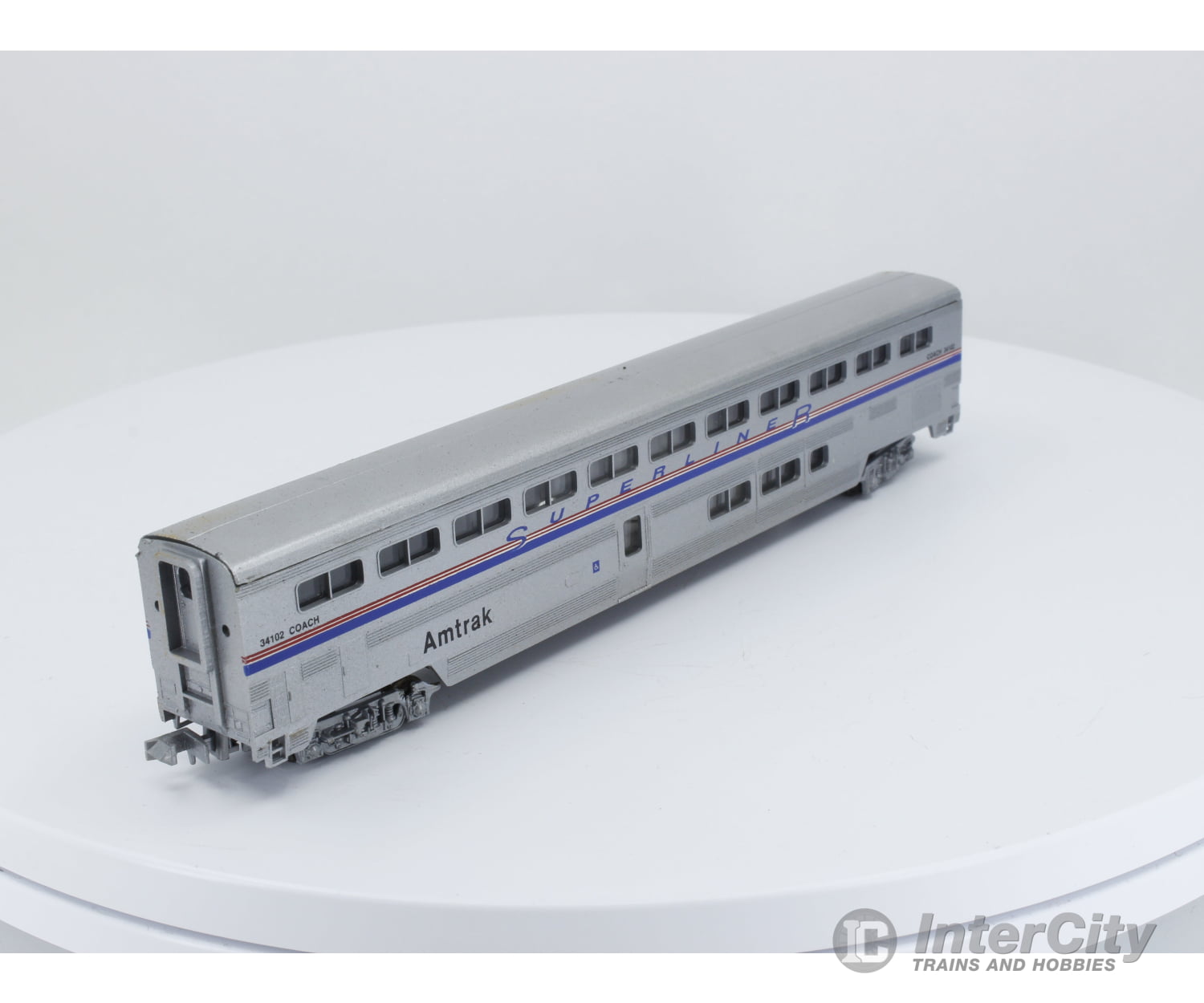 Con Cor 0001-004603 N Superliner Phase Iv Passenger Coach Car Amtrak (Amtk) 34102 Cars