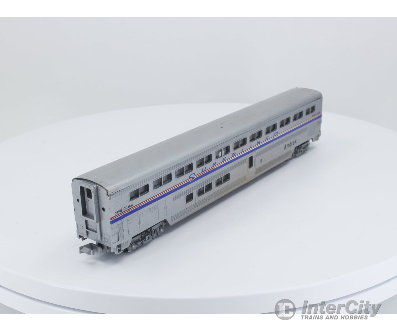 Con Cor 0001-004603 N Superliner Phase Iv Passenger Coach Car Amtrak (Amtk) 34102 Cars