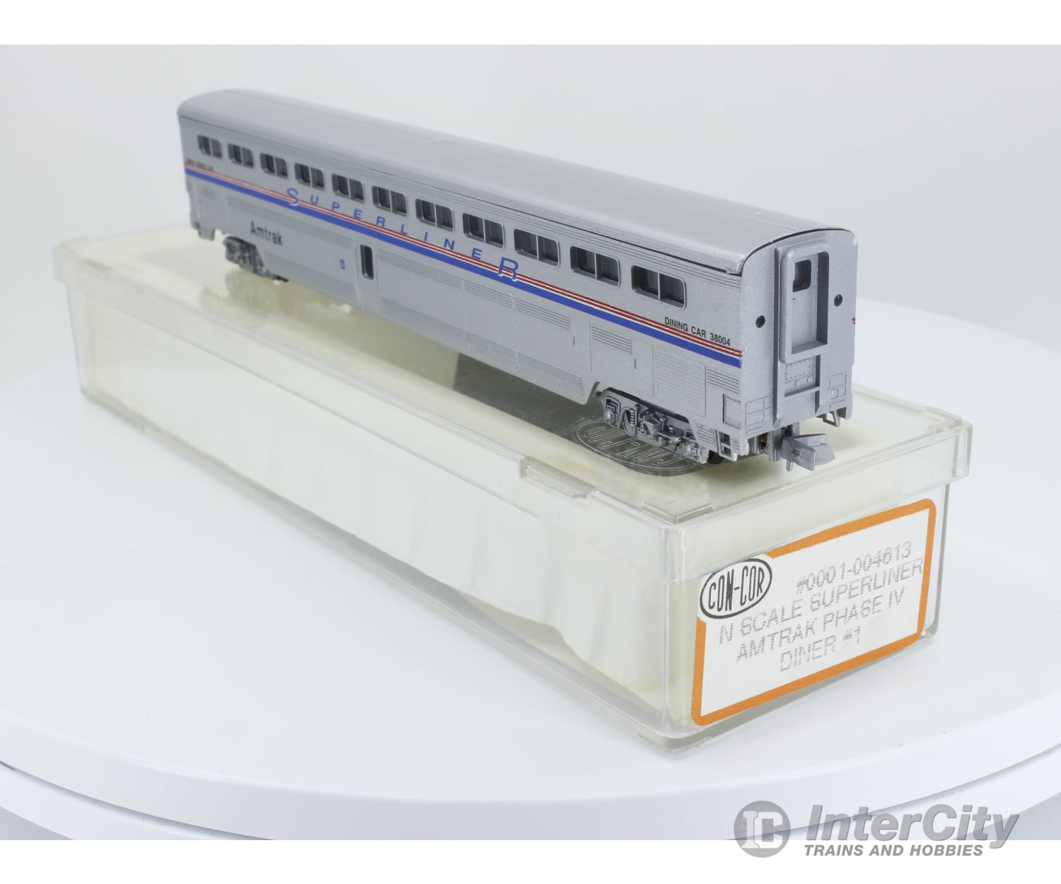 Con Cor 0001-004613 N Superliner Phase Iv Dining Passenger Car #1 Amtrak (Amtk) 38004 Cars