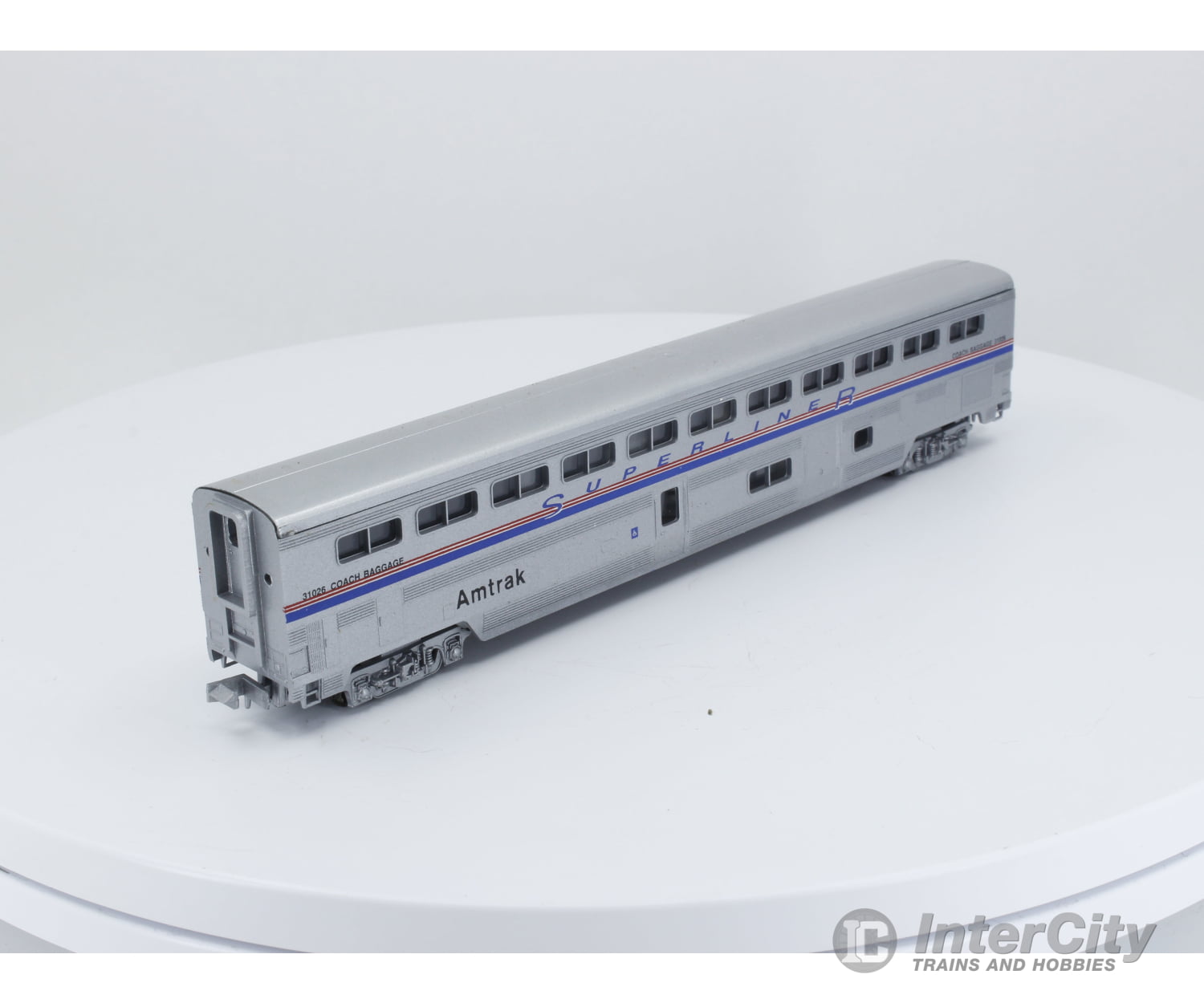 Con Cor 0001-004623 N Superliner Phase Iv Passenger Coach/Baggage Car Amtrak (Amtk) 31026 Cars