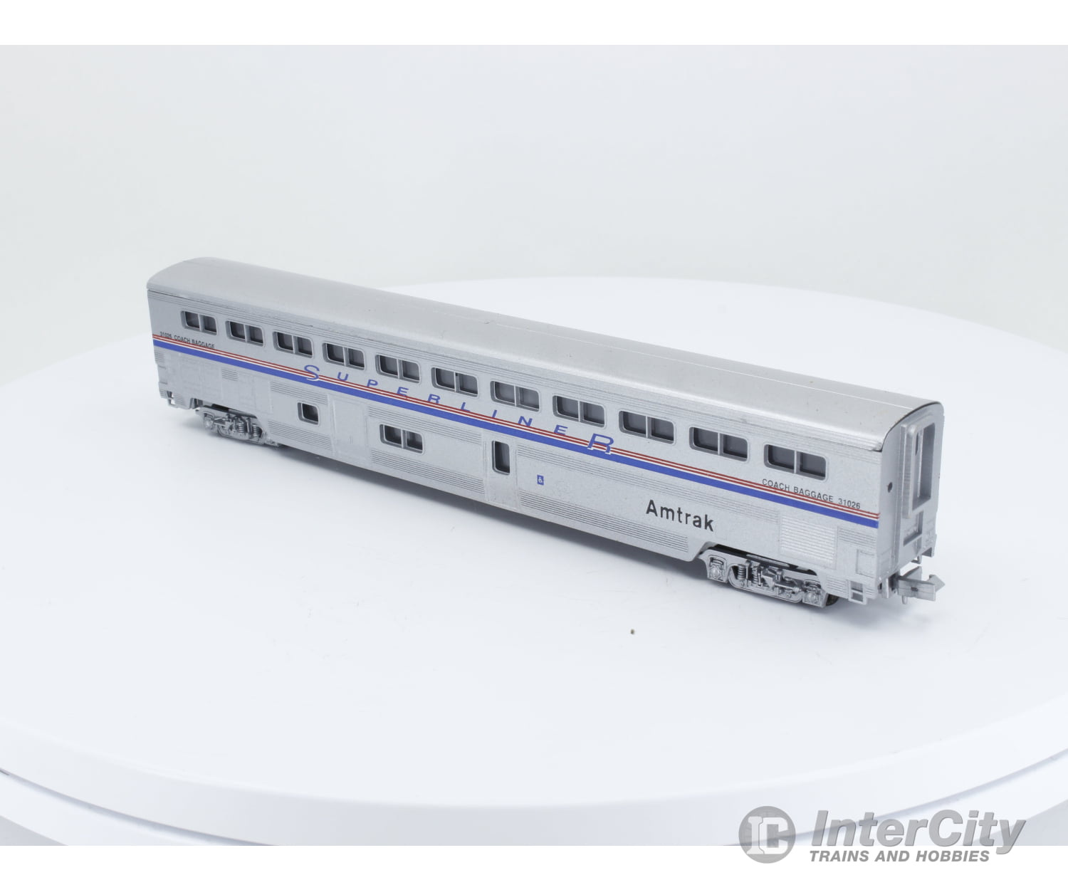 Con Cor 0001-004623 N Superliner Phase Iv Passenger Coach/Baggage Car Amtrak (Amtk) 31026 Cars