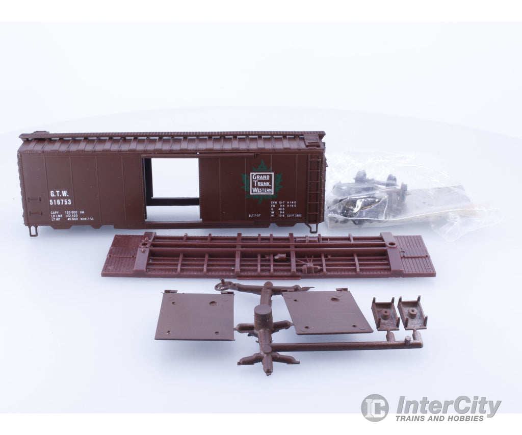 Con Cor 0001-009410 Ho Ps-1 Boxcar Kit Grand Trunk Western (Gtw) 516753 Freight Cars