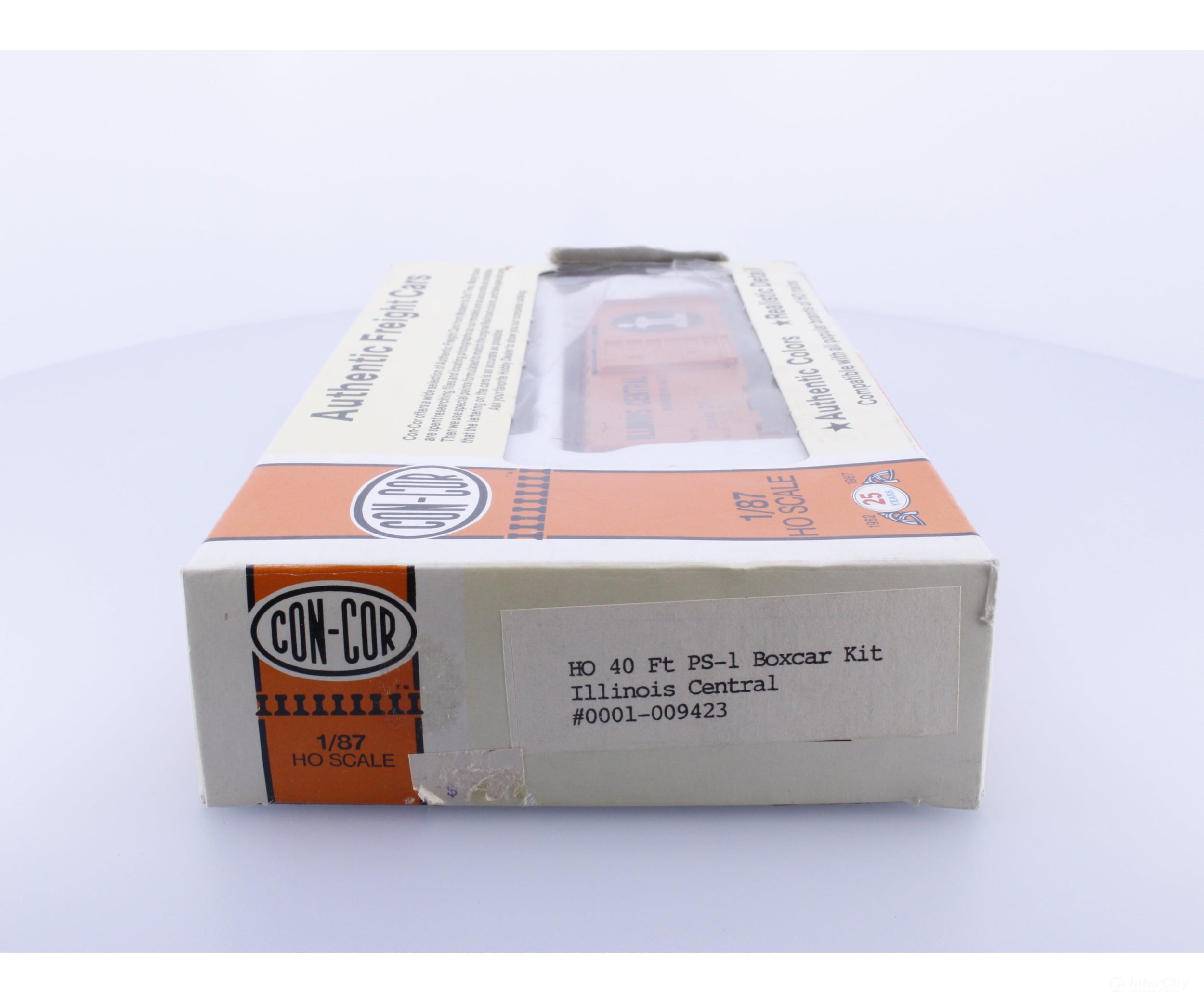 Con Cor 0001-009423 HO 40’ PS-1 Box Car Kit Illinois Central (IC) 11143 Freight Cars