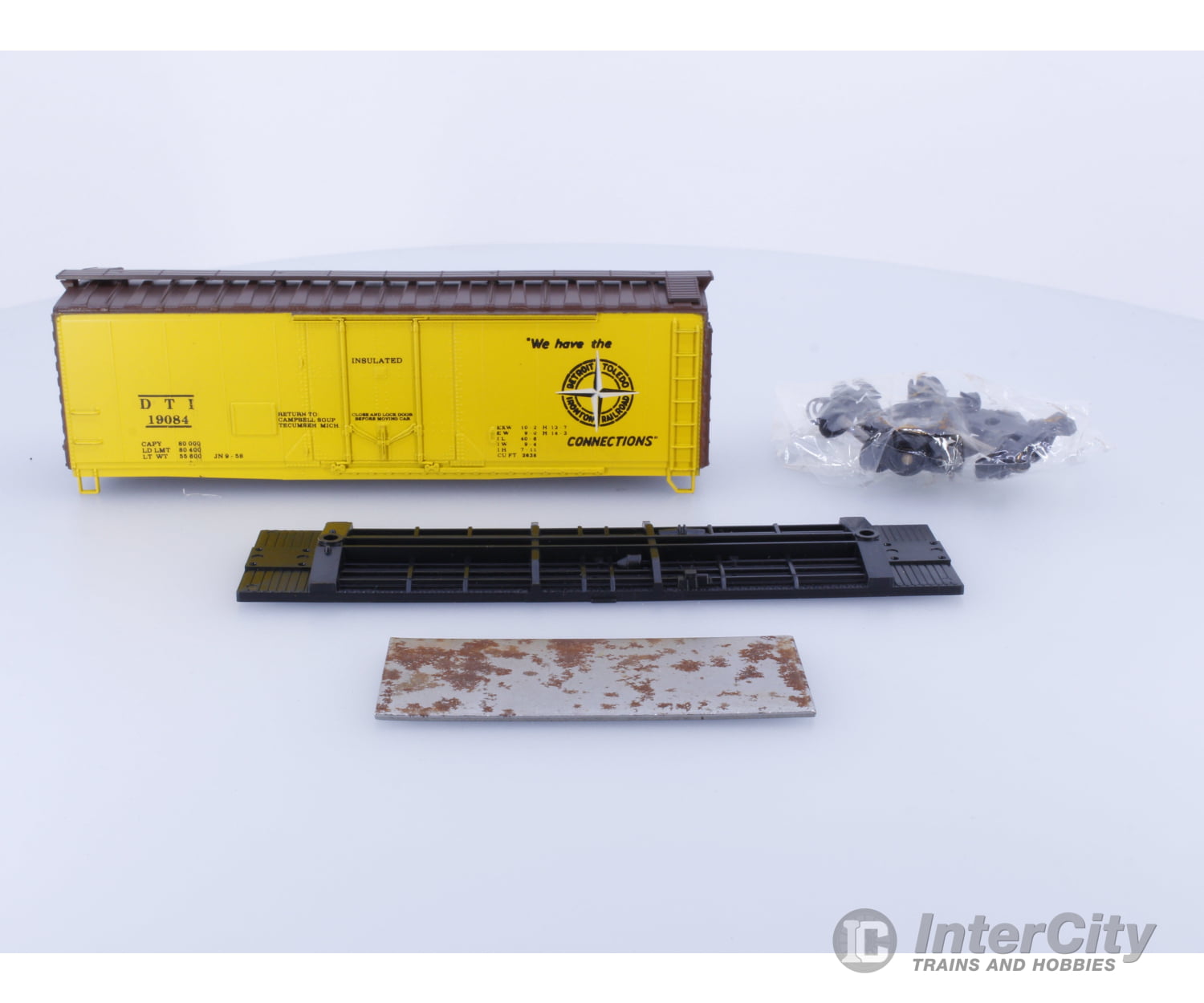 Con Cor 0001-009467 Ho Ps-1 Pd Boxcar Kit Detroit Toledo & Ironton And (Dti) 19084 Freight Cars