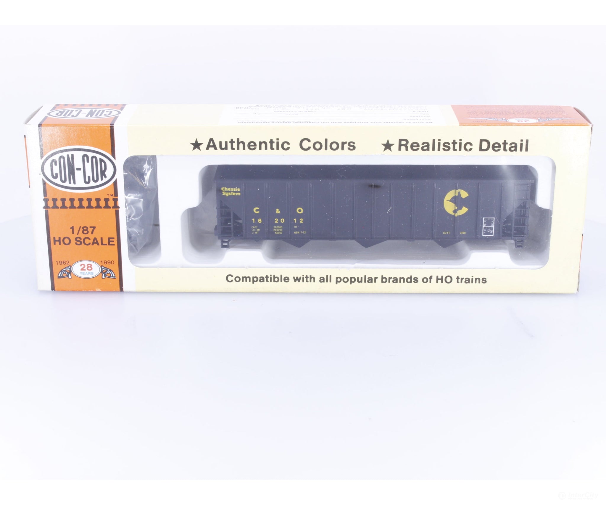 Con Cor 0001-504 HO 100 Ton Hopper Kit Chessie Chesapeake and Ohio (CO) 162012 - Freight Cars