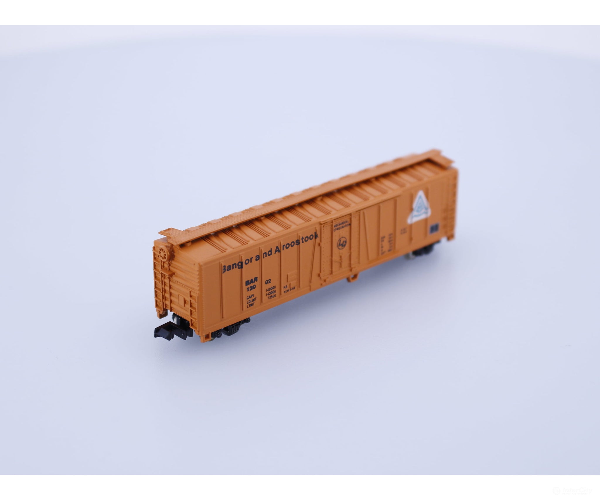 Con Cor 0001001868 N 50’ Ribbed Reefer Bangor & Aroostook 120 Freight Cars