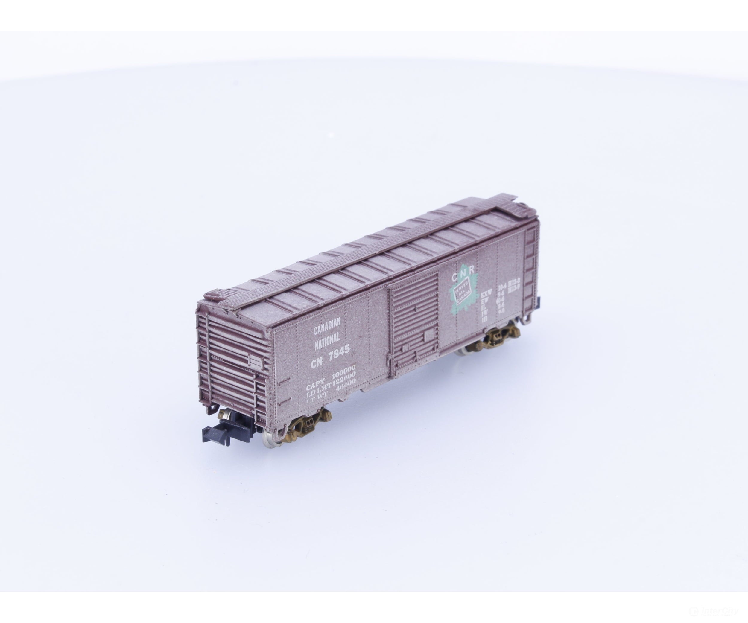 Con Cor 1001-K N 40’ Single Door Boxcar Canadian National (CN) 7845 Freight Cars