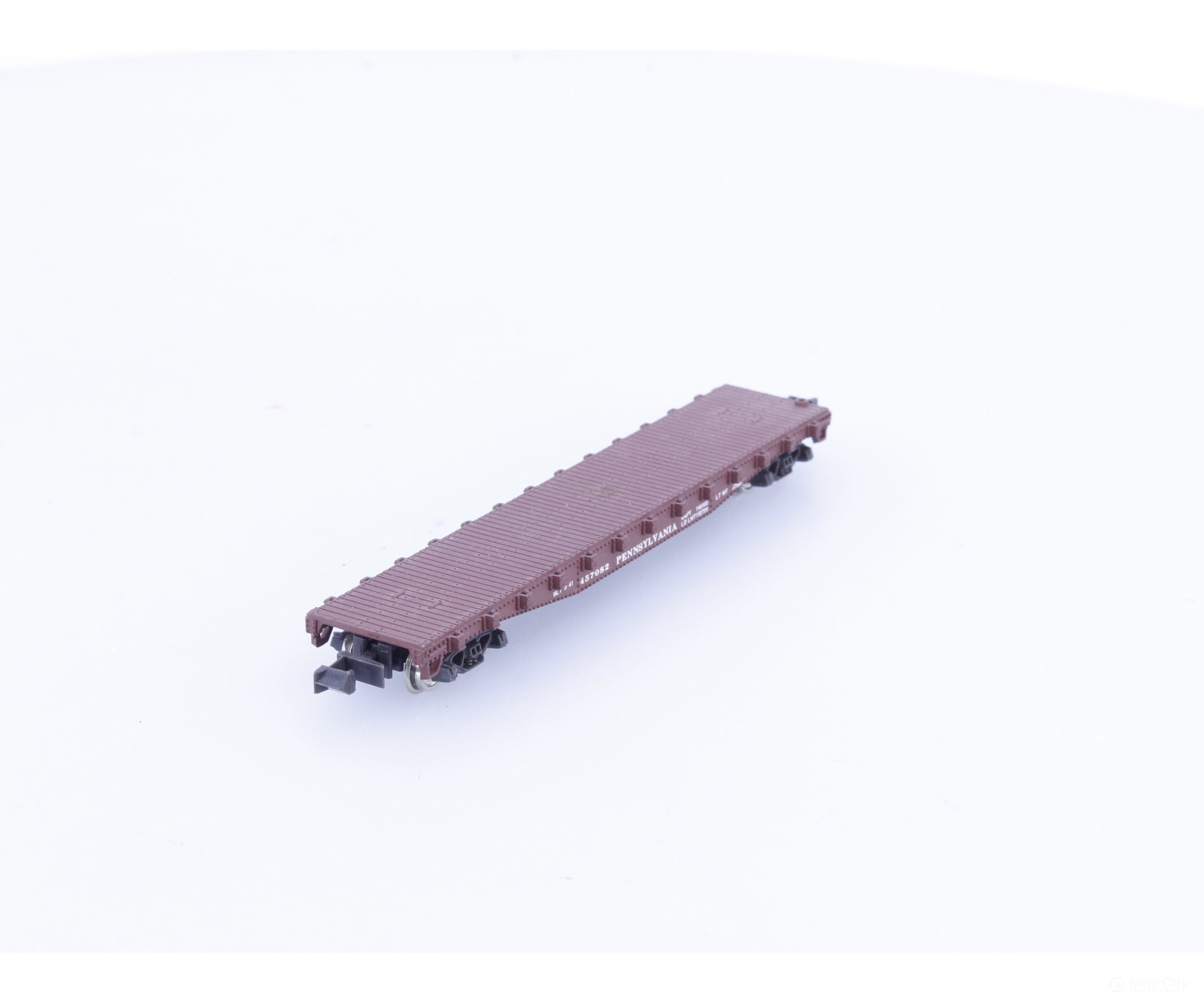 Con Cor 1209 N Flat Car with Stakes Pennsylvania (PRR) 457082 - Freight Cars