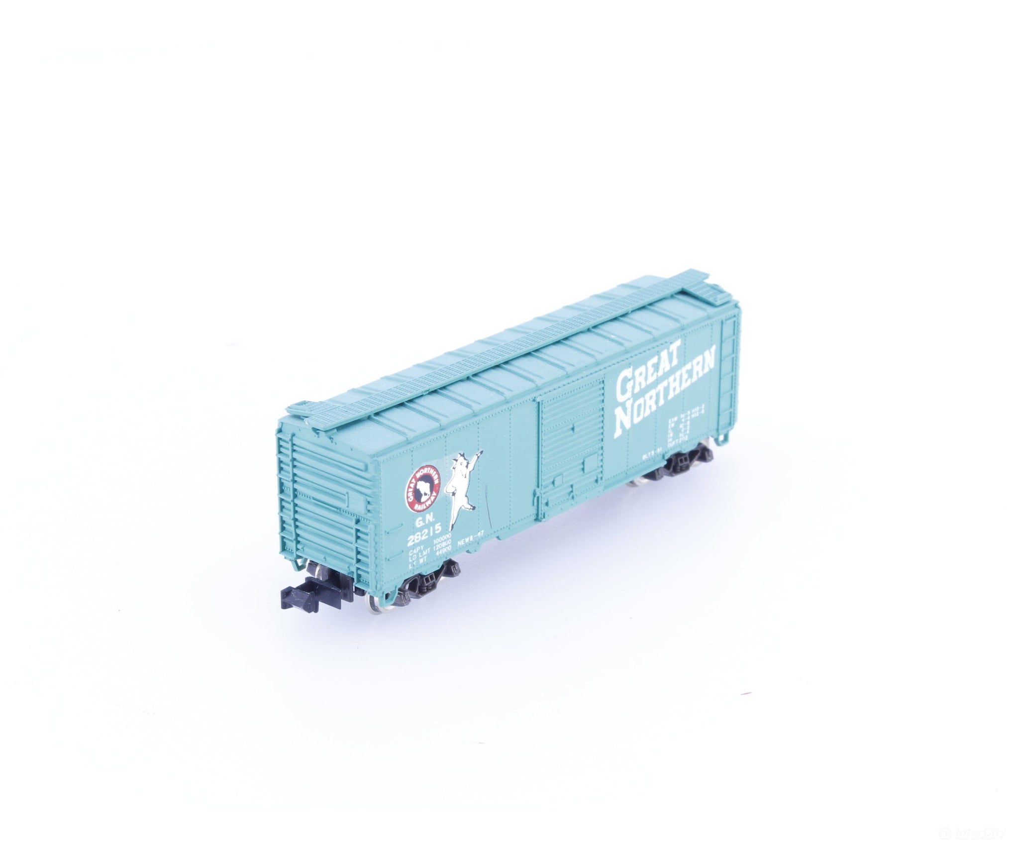 Con Cor 1253 N 40’ Single Door Boxcar Great Northern (GN) 28215 - Freight Cars